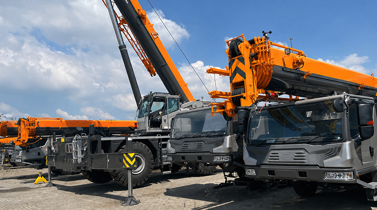Lifting machinery available for hire from OMS Lifting Solutions
